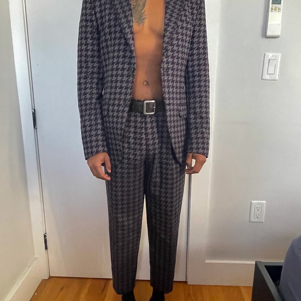Topman Purple & Grey Suit size S